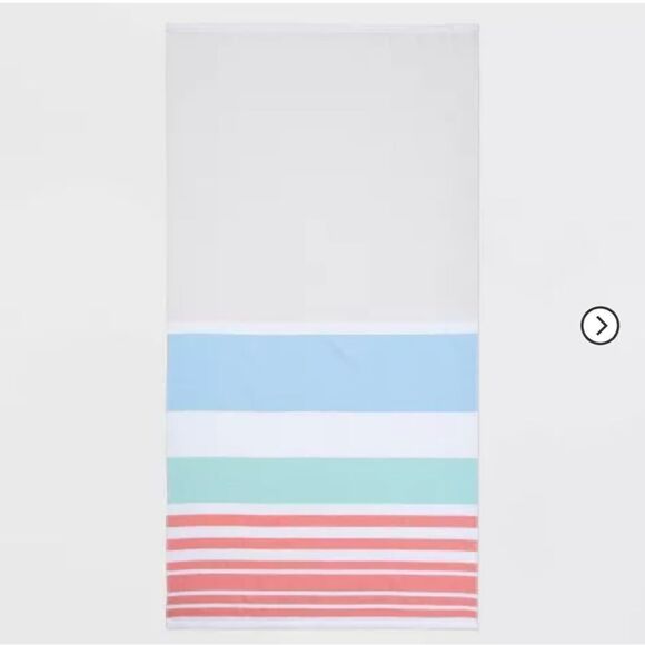 Warm Striped Sand Resist Beach Towel - Sun Squad™ - Picture 1 of 4